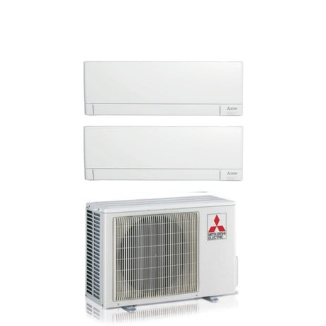mitsubishi electric condizionatore dual split mitsubishi electric plus msz ay 915 con mxz 4f80vf r 32 wi fi integrato