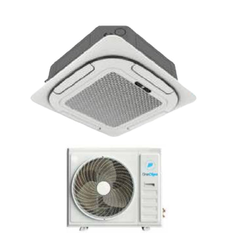immagine-1-oneclima-climatizzatore-condizionatore-oneclima-inverter-cassetta-4-vie-48000-btu-air-48-cst-t-r-32-trifase-wi-fi-optional-griglia-inclusa-con-telecomando-e-comando-a-filo