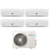 oneclima condizionatore oneclima quadri split inverter serie pro 99912 con mlt42x5y24 r 32 wi fi optional 90009000900012000