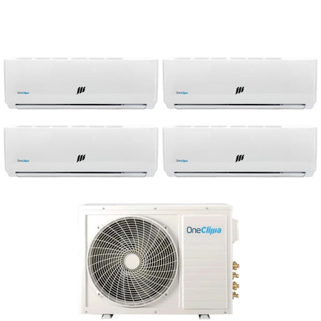 oneclima condizionatore oneclima quadri split inverter serie pro 99912 con mlt42x5y24 r 32 wi fi optional 90009000900012000