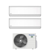 panasonic climatizzatore condizionatore panasonic dual split inverter serie etherea white 99 con cu 2z50tbe r 32 wi fi integrato 90009000 bianco ean 8055776917160