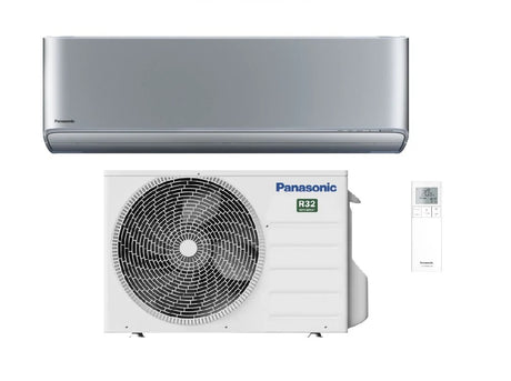 panasonic climatizzatore condizionatore panasonic inverter serie etherea silver 7000 btu cs xz20zkew r 32 wi fi integrato aa