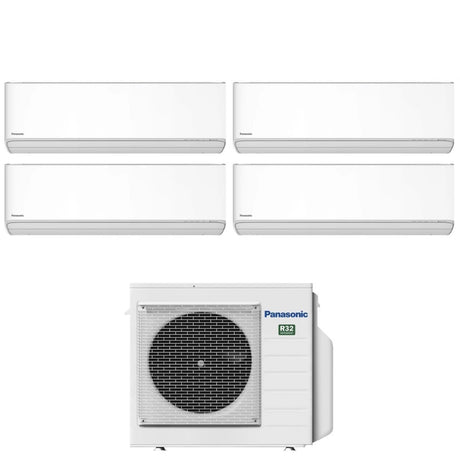panasonic climatizzatore condizionatore panasonic quadri split inverter serie etherea white 79912 con cu 4z68tbe r 32 wi fi integrato colore bianco 70009000900012000