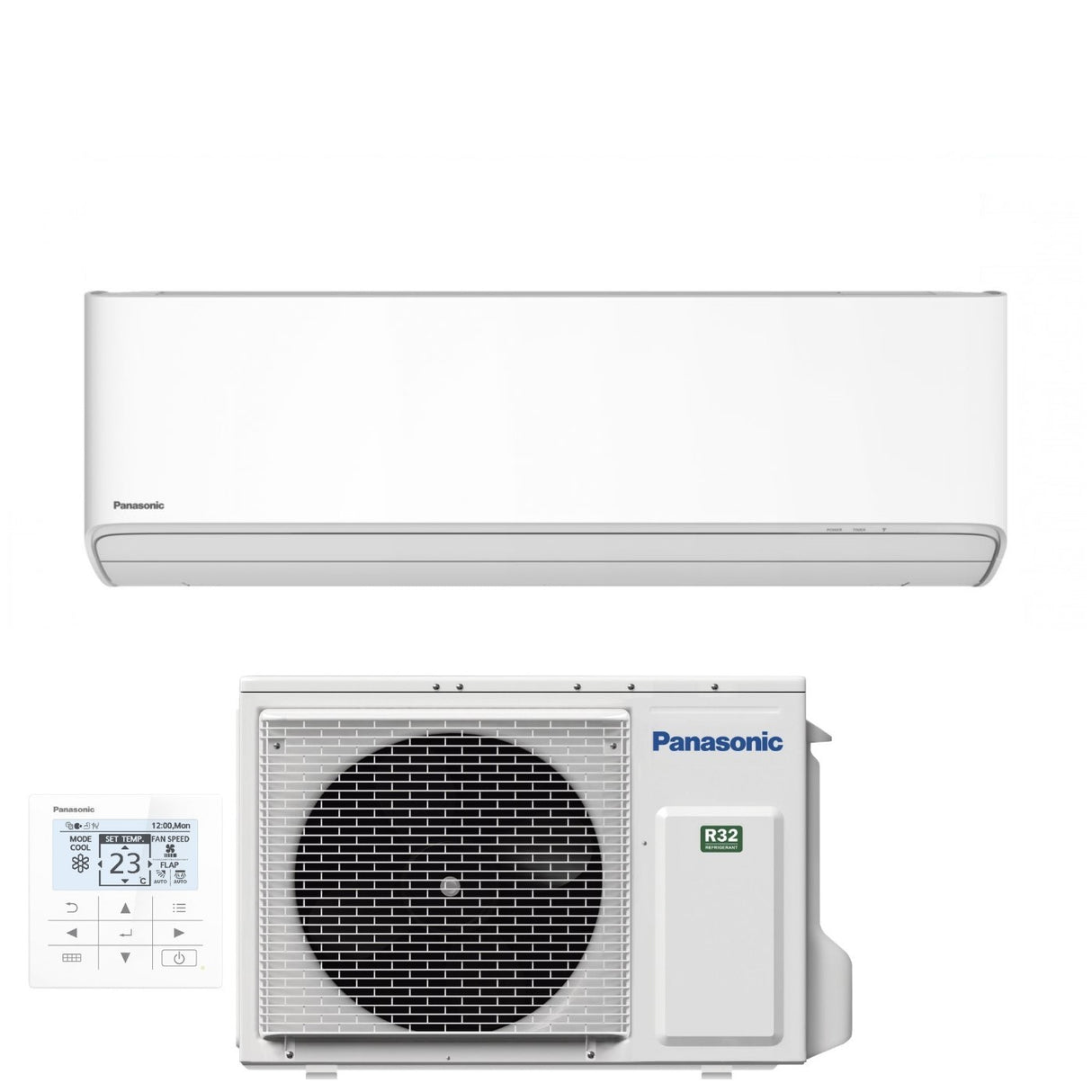 panasonic condizionatore panasonic cs 24000 btu cs z71ykea r 32 wi fi integrato con comando a filo