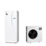 pompa di calore aria acqua mitsubishi electric split hydrotank reversibile erst20d vm2d accumulo 200 lt unita esterna ecodan e suz swm40va 5 6 kw r 32