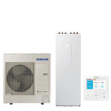 pompa di calore aria acqua splittata climatehub samsung ae090rxedeg eu _ bollitore ae260rnwseg eu di 260 litri con comando incluso