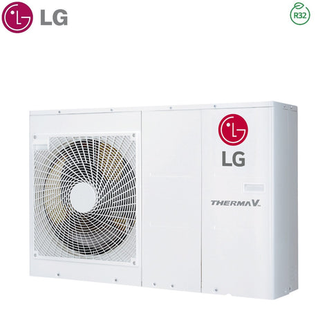 pompa di calore mini chiller inverter lg therma v monoblocco 7 kw hm071m.u43 monofase r 32