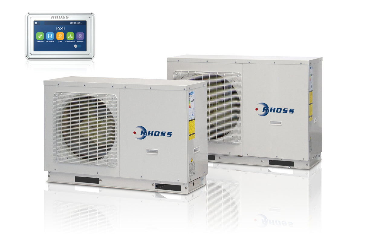 rhoss pompa di calore monoblocco rhoss electa eco thaiti 116 t 155 kw r 32 wi fi integrato con comando touch screen