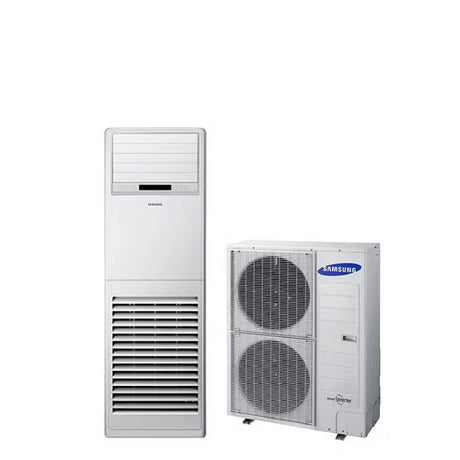 samsung condizionatore a colonna samsung 48000 btu ac140bnpdkh trifase r 410 wi fi optional con telecomando