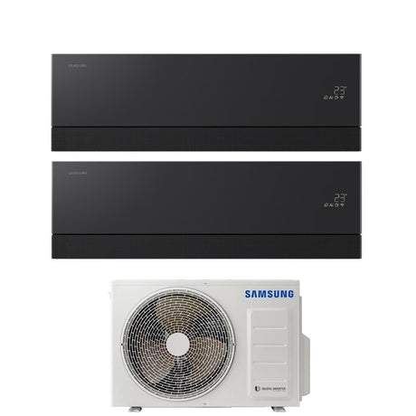 samsung condizionatore dual split samsung premiere black 79 con aj050txj2kg r 32 wi fi integrato