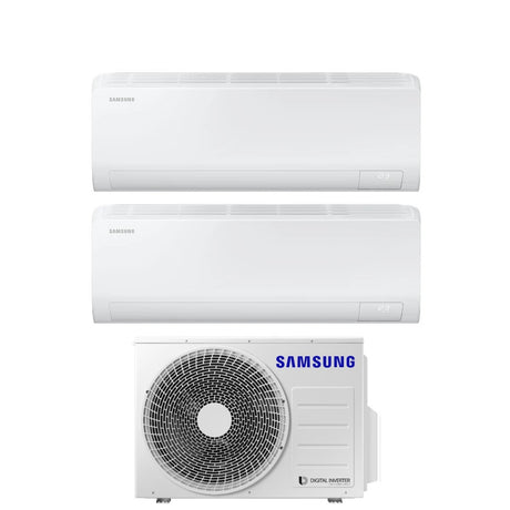 samsung condizionatore samsung dual split inverter serie cebu s2 1818 con aj068txj3kg r 32 wi fi integrato 1800018000