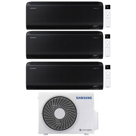 samsung condizionatore samsung trial split inverter serie windfree black 7912 con aj052txj3kg r 32 wi fi integrato 7000900012000