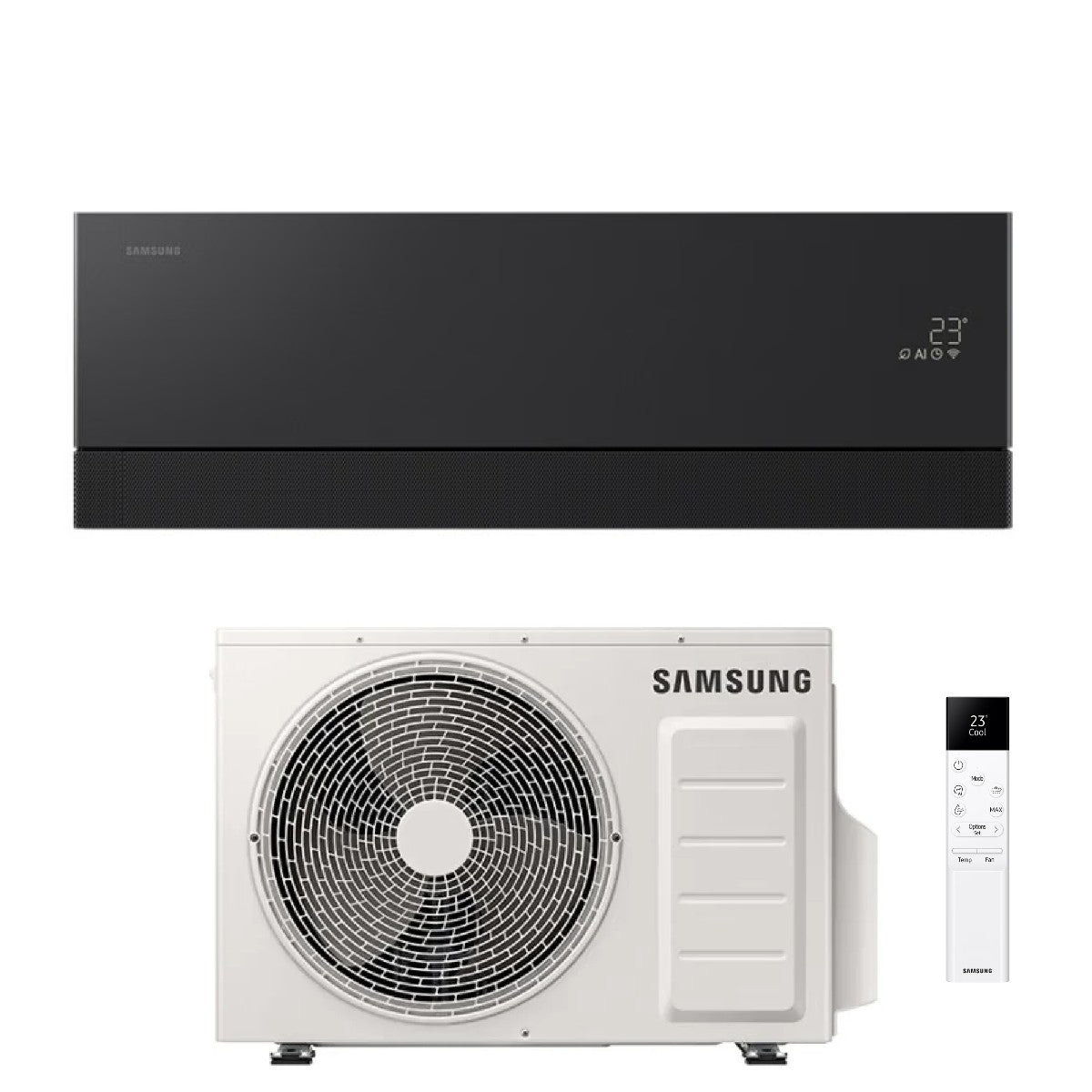 samsung condizionatore samsung windfree premiere black 12000 btu f ar12prb r 32 wi fi integrato