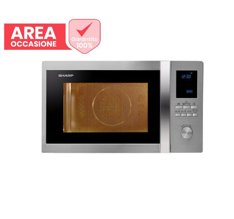 sharp area occasioni 2457 microonde combinato sharp r982stwe 42 litri 1000 w a326xl553xp55 grill inox