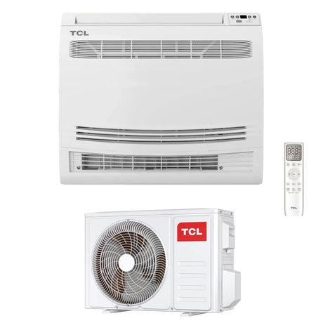 tcl condizionatore tcl console a pavimento inverter 18000 btu r 32 wi fi integrato