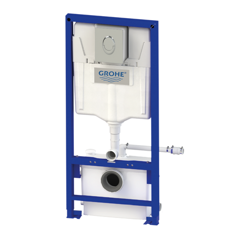 trituratore sfa saniwall pro up piastrellabile con telaio da incasso e cassetta di scarico grohe