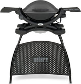 weber barbecue elettrico weber pulse q 1400 con supporto
