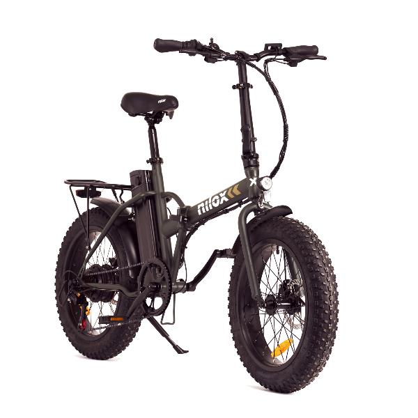 electric bike nilox x8 plus 30nxeb20v002v3 gomme fat da 20x4 batteria removibile da 36 v 13 ah 468 wh cambio shimano a 7 velocita motore brushless high speed da 36v   250w 38555