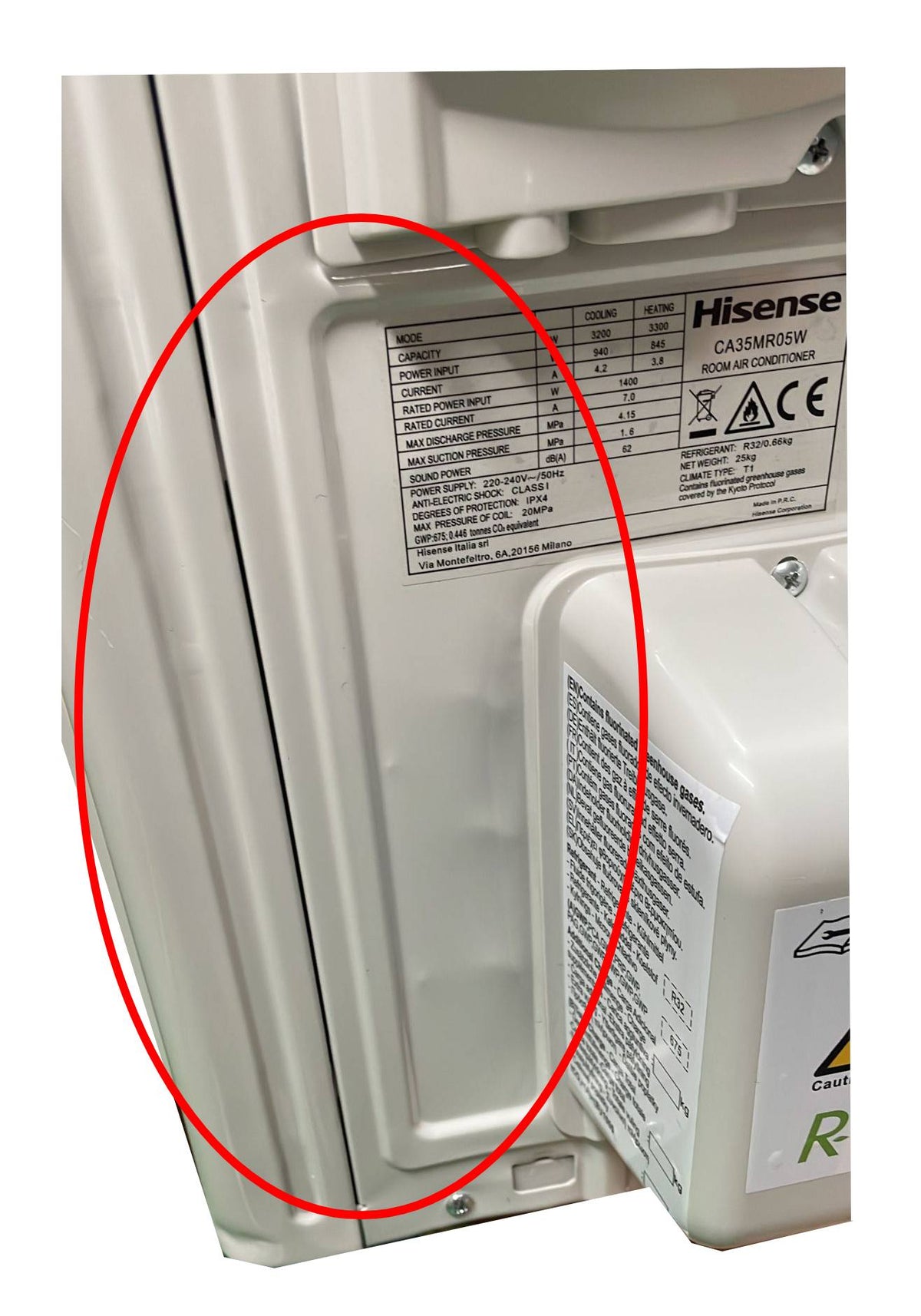 area occasioni climatizzatore condizionatore hisense inverter serie easy smart 12000 btu ca35mr05g _ ca35mr05w r 32 wi fi optional classe a__ a_   novita 2023 ao958