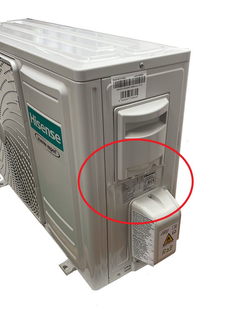 area occasioni climatizzatore condizionatore hisense inverter serie easy smart 12000 btu ca35mr05g + ca35mr05w r 32 wi fi optional classe a++ a+ 37651