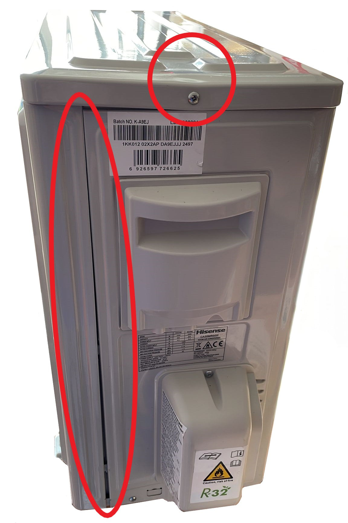 area occasioni climatizzatore condizionatore hisense inverter serie easy smart 12000 btu ca35mr05g + ca35mr05w r 32 wi fi optional classe a++ a+ 37896