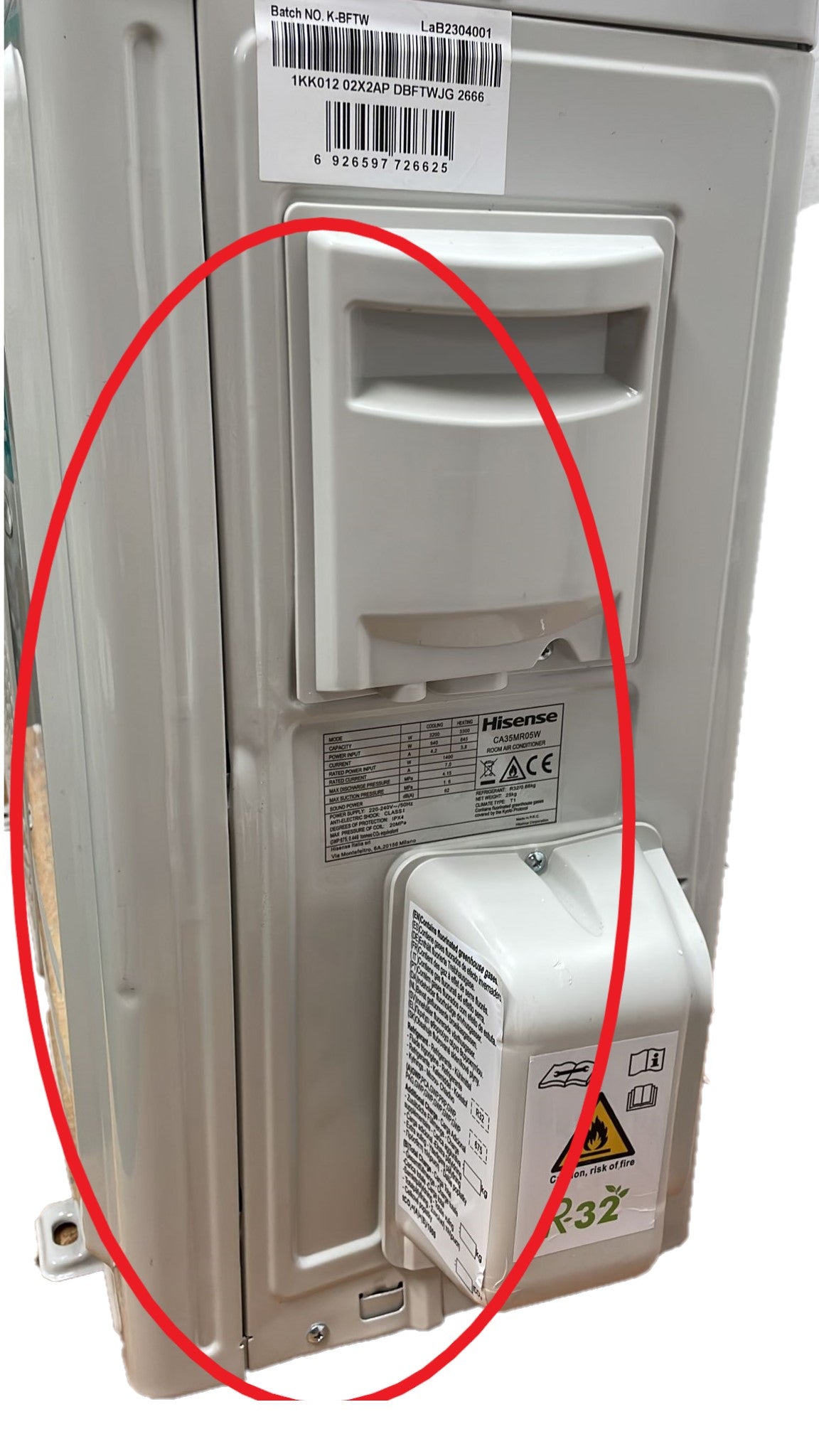 area occasioni climatizzatore condizionatore hisense inverter serie easy smart 12000 btu ca35yr03g + ca35yr03w r 32 wi fi optional