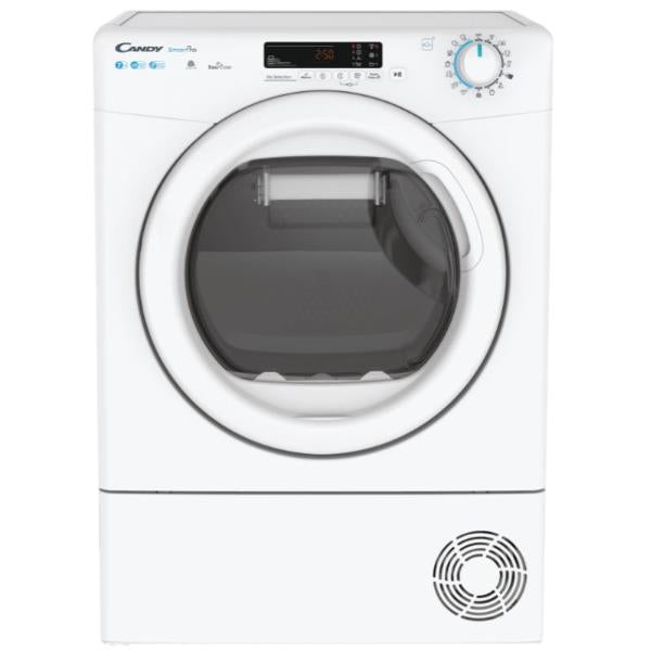 asciugatrice a carico frontale candy smart pro cso4h7a2de s 7 kg slim a++ a85xl59 6xp46 5 controllo remoto avanzato e contenuti extra wi fi + ble  38195