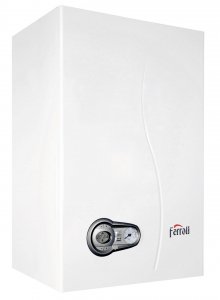 caldaia a gas ferroli bluehelix tech s 45 h a condensazione solo riscaldamento cod. 0t2d5iwa completa di kit scarico fumi metano o gpl new erp
