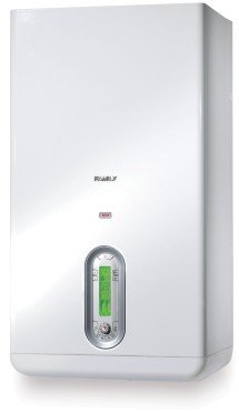 caldaia a gas riello family condens 2.5 kis gpl a condensazione completa di kit fumi new erp