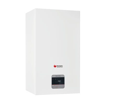 caldaia hermann saunier duval thema condens 25 sb solo riscaldamento a condensazione completa di kit fumi low nox metano o gpl 28019