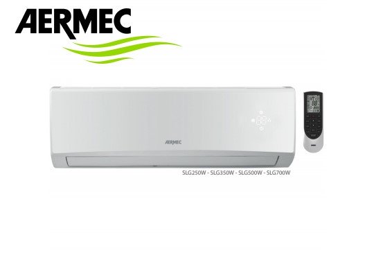 climatizzatore condizionatore aermec inverter serie slg 12000 btu slg350w r 32 classe a__ wi fi optional