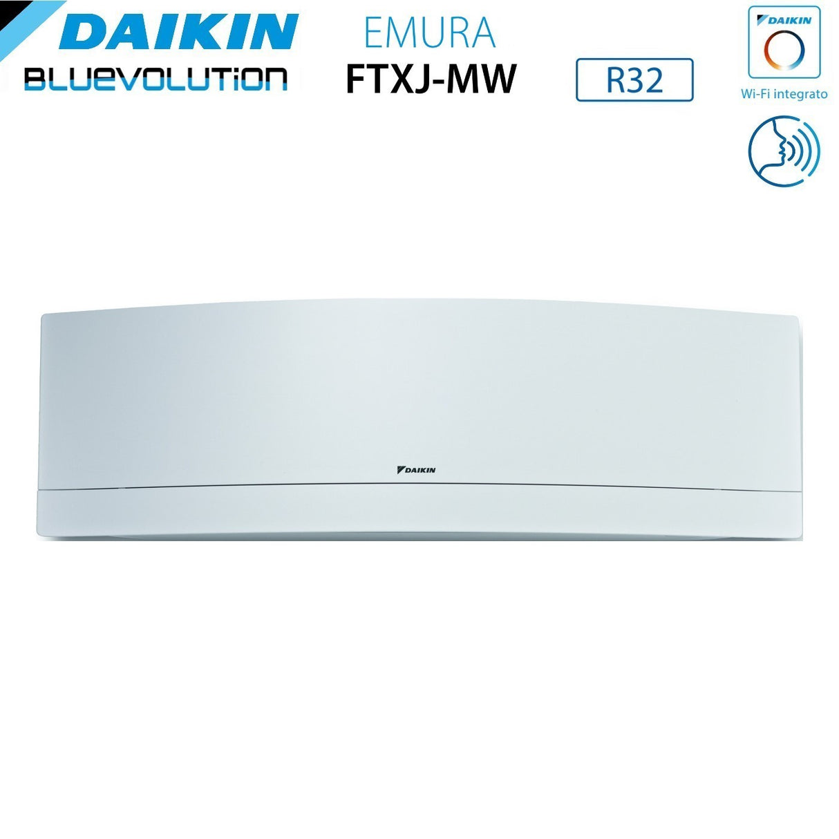 climatizzatore condizionatore daikin bluevolution inverter serie emura white 7000 btu ftxj20mw wi fi r 32 a___