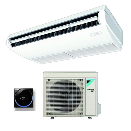 climatizzatore condizionatore daikin pensile a soffitto dc inverter 24000 btu fha71a monofase r 32 wi fi optional con comando a filo