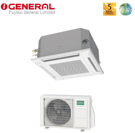 climatizzatore condizionatore fujitsu general cassetta 4 vie inverter 12000 btu auxg12kvla