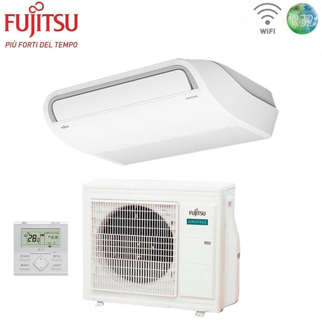 climatizzatore condizionatore fujitsu inverter soffitto serie eco kr 36000 btu abyg36krta _ aoyg36kqta r 32 3ngf83105 wi fi optional classe a_ a trifase con filocomando di serie