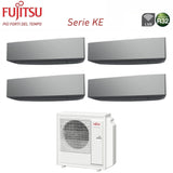 climatizzatore condizionatore fujitsu quadri split inverter serie ke silver 9_9_14_14 con aoyg30kbta4 r 32 wi fi integrato 9000_9000_14000_14000 colore bianco