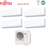 climatizzatore condizionatore fujitsu quadri split inverter serie kg 9_9_14_14 con aoyg30kbta4 r 32 wi fi integrato 9000_9000_14000_14000