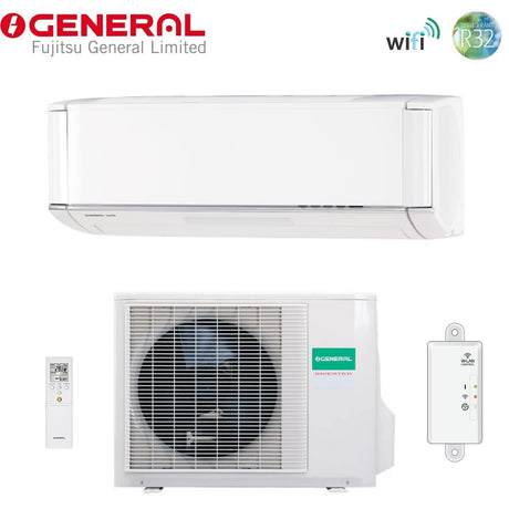 climatizzatore condizionatore general fujitsu inverter serie premium nocria 12000 btu ashg12kxca r 32 wi fi integrato classe a___ a___