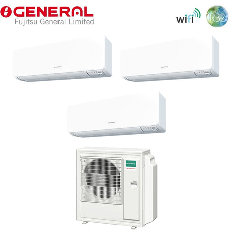 climatizzatore condizionatore general fujitsu trial split inverter serie kg 9_9_14 con aohg30kbta4 r 32 wi fi optional 9000_9000_14000