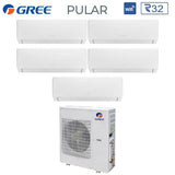 climatizzatore condizionatore gree penta split inverter serie pular 12_12_12_12_12 con gwhd 42 nk6lo r 32 wi fi integrato 12000_12000_12000_12000_12000