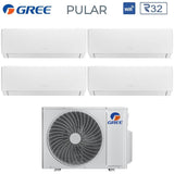 climatizzatore condizionatore gree quadri split inverter serie pular 9_9_9_9 con gwhd 36 nk6lo r 32 wi fi integrato 9000_9000_9000_9000