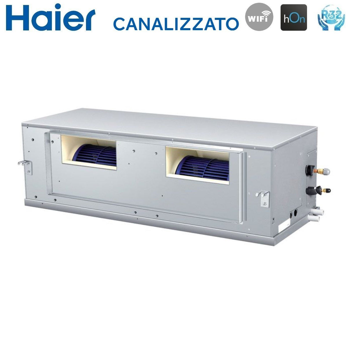 climatizzatore condizionatore haier inverter canalizzato canalizzabile alta prevalenza 42000 btu adh125h1erg trifase r 32 wi fi optional