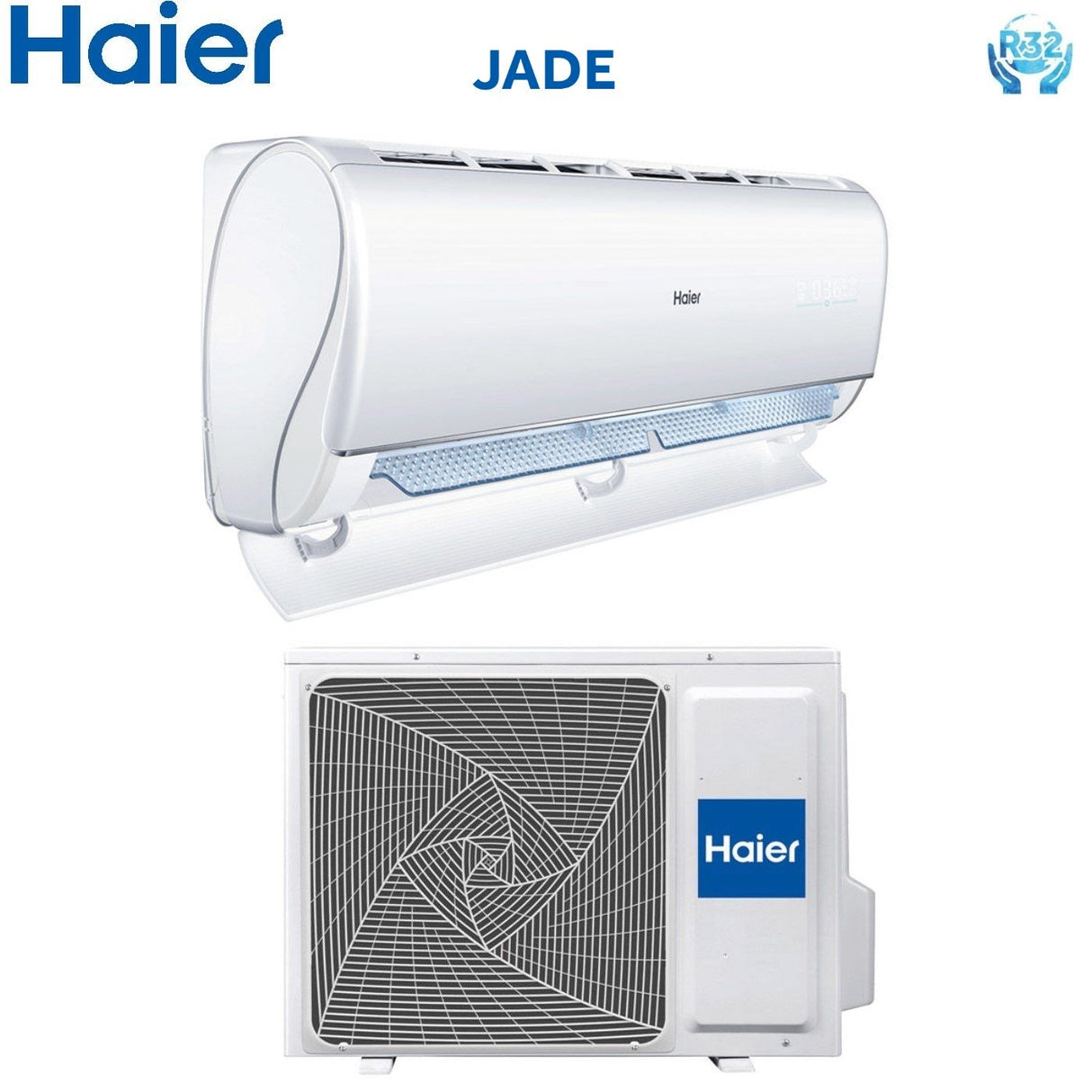 climatizzatore condizionatore haier inverter serie jade 18000 btu as50jdjhra w r 32 wi fi integrato novita