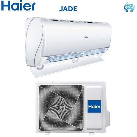 climatizzatore condizionatore haier inverter serie jade 18000 btu as50jdjhra w r 32 wi fi integrato novita