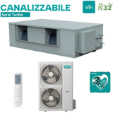 climatizzatore condizionatore hisense canalizzato canalizzabile hsp inverter 85000 btu aud250ux4rph8 trifase r 32 wi fi optional con comando a filo e telecomando di serie