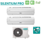 climatizzatore condizionatore hisense dual split inverter serie silentium pro 9_9 con 2amw42u4rra r 32 wi fi integrato 9000_9000 novita 2020