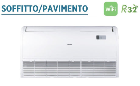 climatizzatore condizionatore hisense soffitto pavimento 42000 btu auv125ur4 classe a__ a_ new 2018