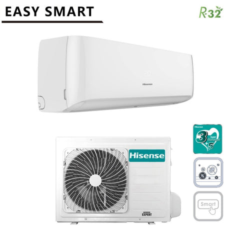 climatizzatore condizionatore inverter hisense serie easy smart r 32 12000 btu ca35yr01g a__ 2019