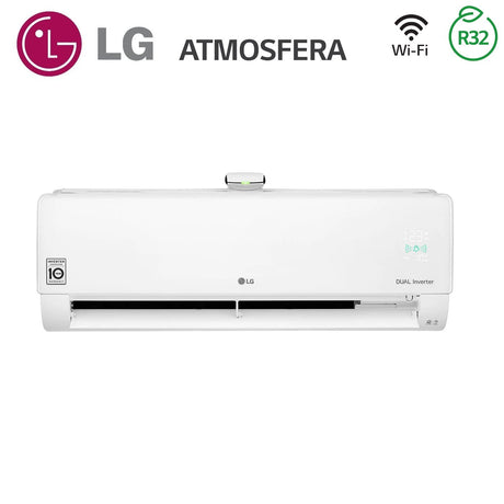 climatizzatore condizionatore lg dual split inverter serie atmosfera 9_12 con mu2r17 r 32 wi fi integrato 9000_12000