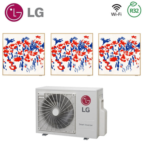 climatizzatore condizionatore lg trial split inverter serie artcool gallery 9_9_12 con mu3r19 r 32 wi fi optional 9000_9000_12000 9232